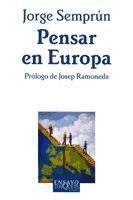 Vorderes Coverbild Pensar en Europa