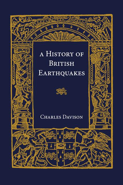Vorderes Coverbild A History of British Earthquakes