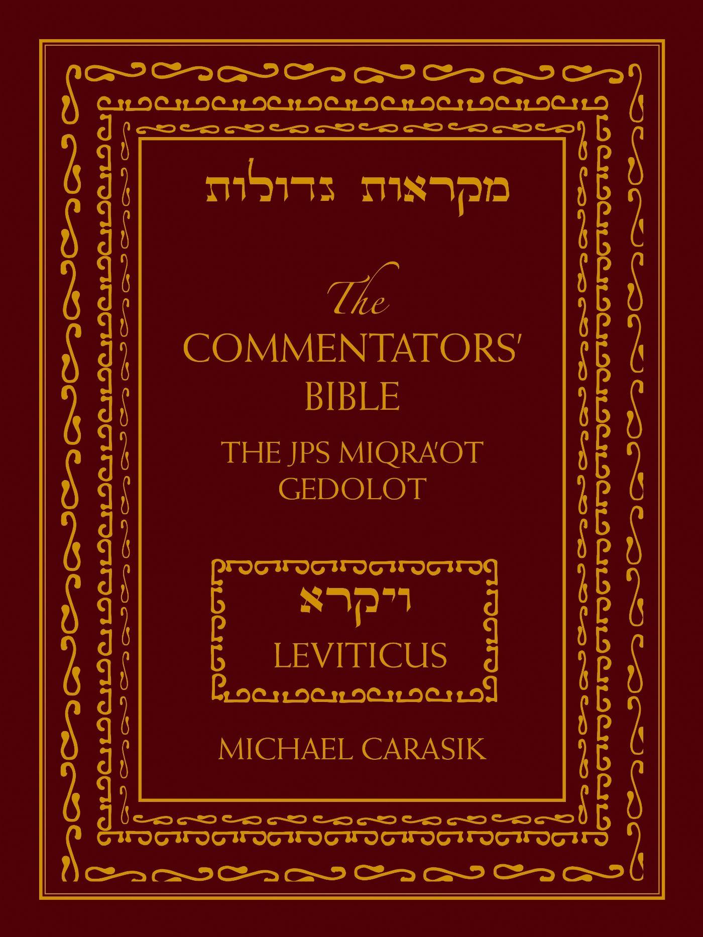 Vorderes Coverbild The Commentators' Bible: Leviticus