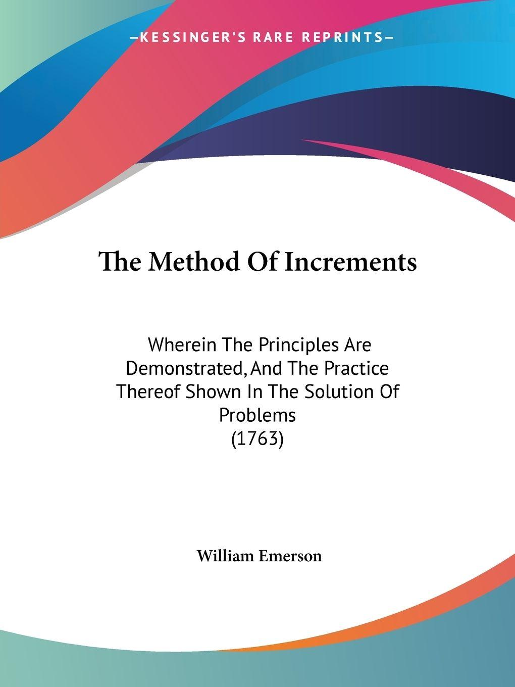 Vorderes Coverbild The Method Of Increments