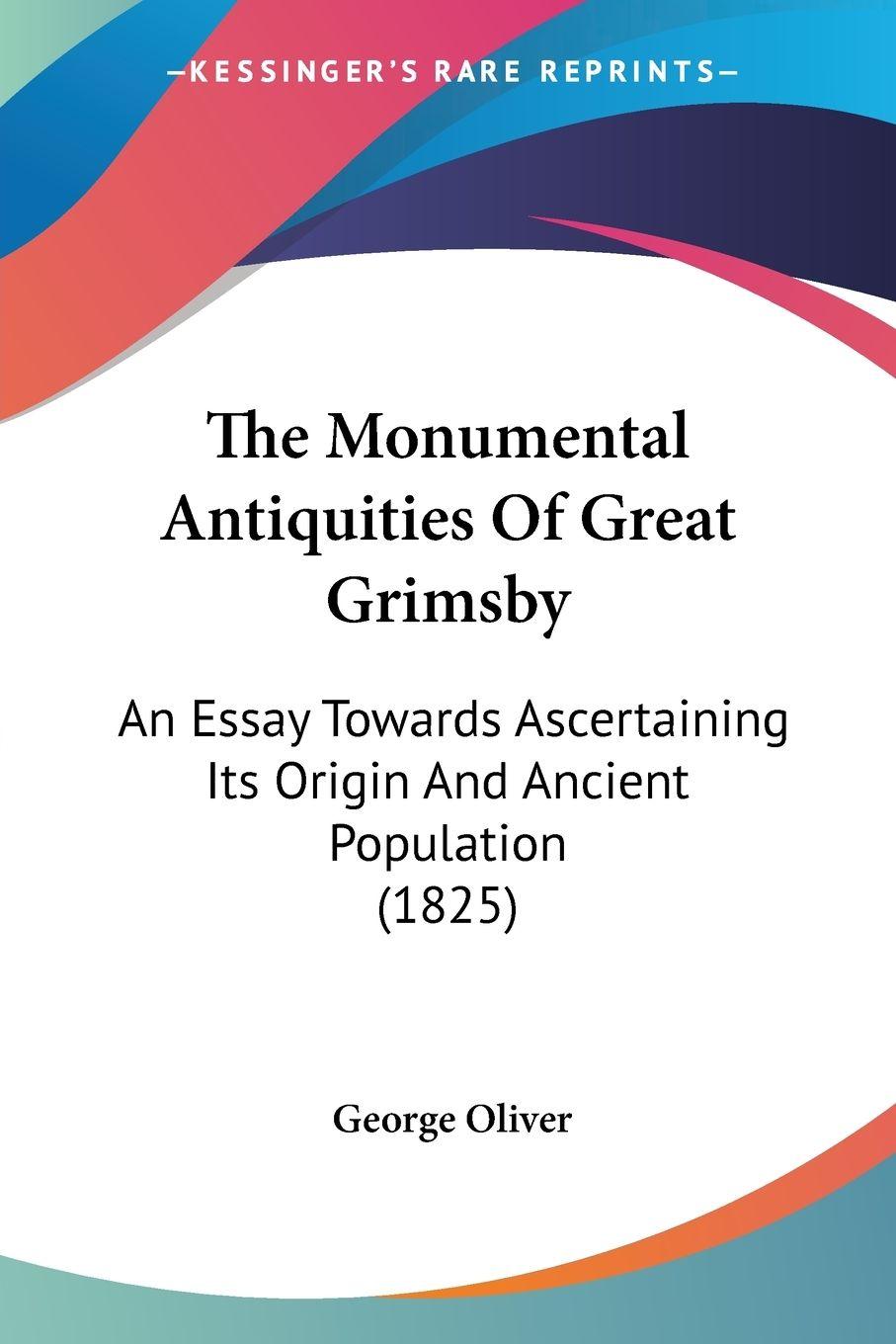 Vorderes Coverbild The Monumental Antiquities Of Great Grimsby