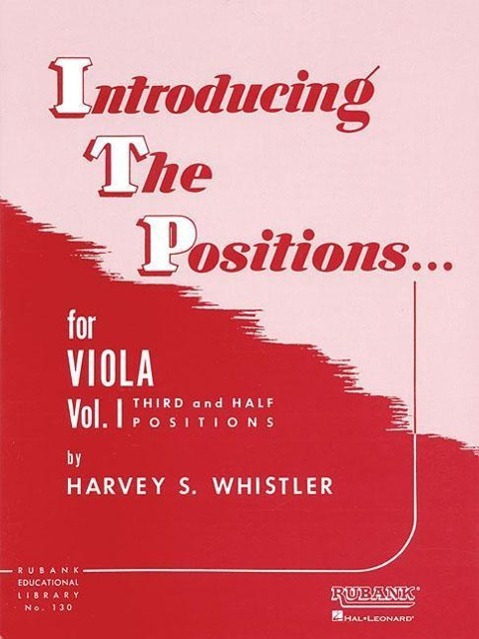Vorderes Coverbild Introducing the Positions for Viola Volume 1 Third and Half Positions Rubank Educational Library String Method