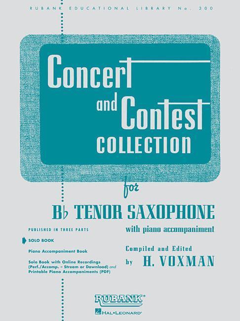 Vorderes Coverbild Concert and Contest Collection for BB Tenor Saxophone