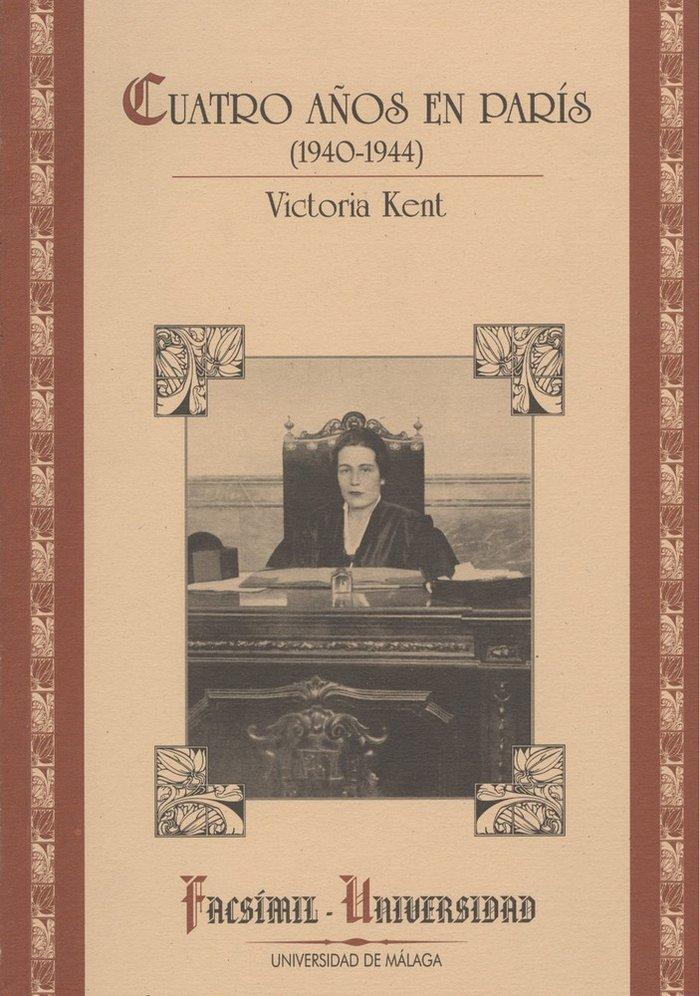 Vorderes Coverbild Victoria Kent : cuatro años en París, 1940-1944