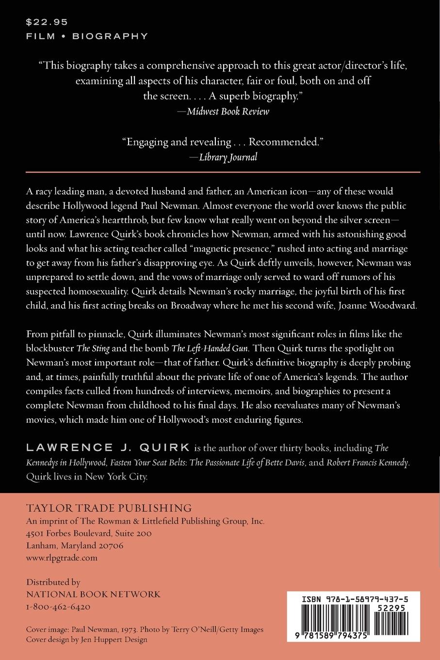 Rückseitencover Paul Newman