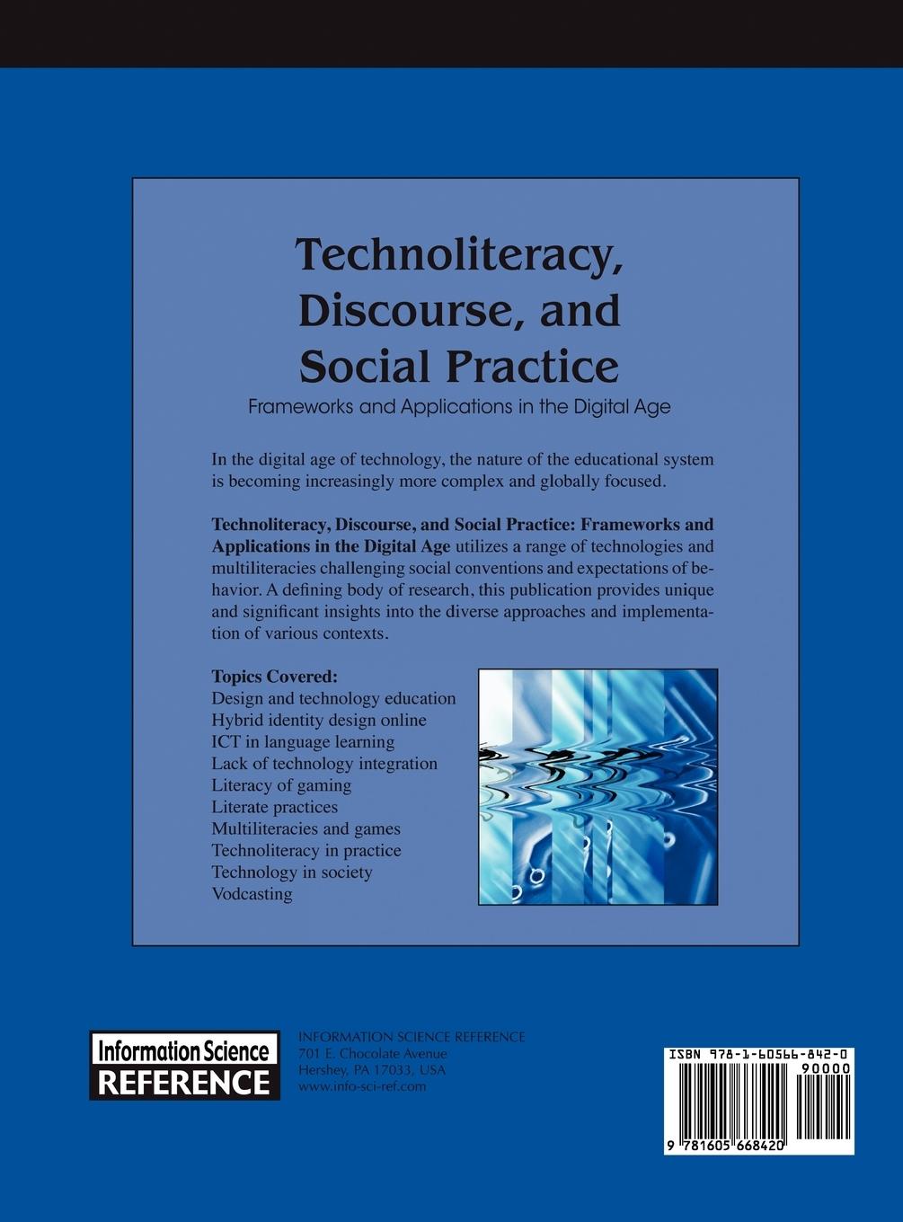 Rückseitencover Technoliteracy, Discourse, and Social Practice