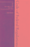 Vorderes Coverbild 2009 07 CFR 1000-1199 (Agricultural Marketing Service)