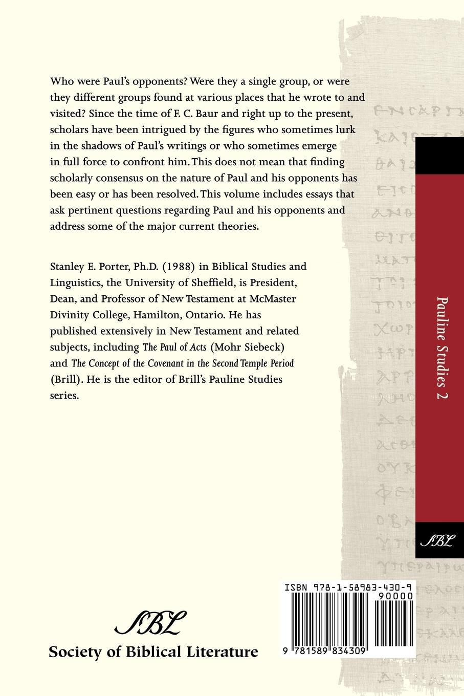 Rückseitencover Paul and His Opponents