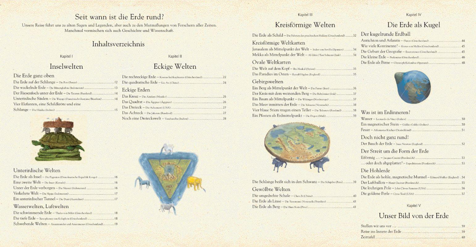 Beispielinhalt (Bild) Seit wann ist die Erde rund?