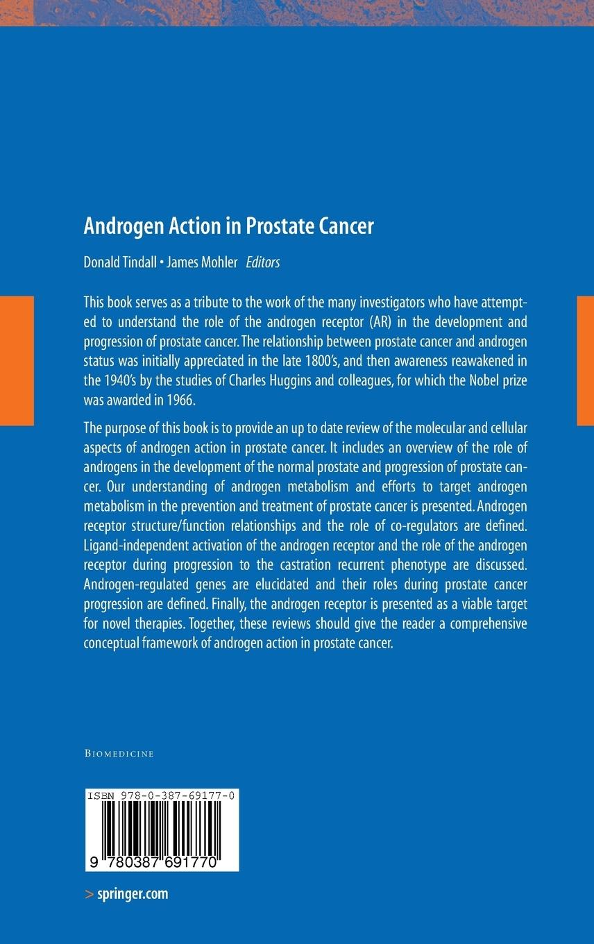 Rückseitencover Androgen Action in Prostate Cancer