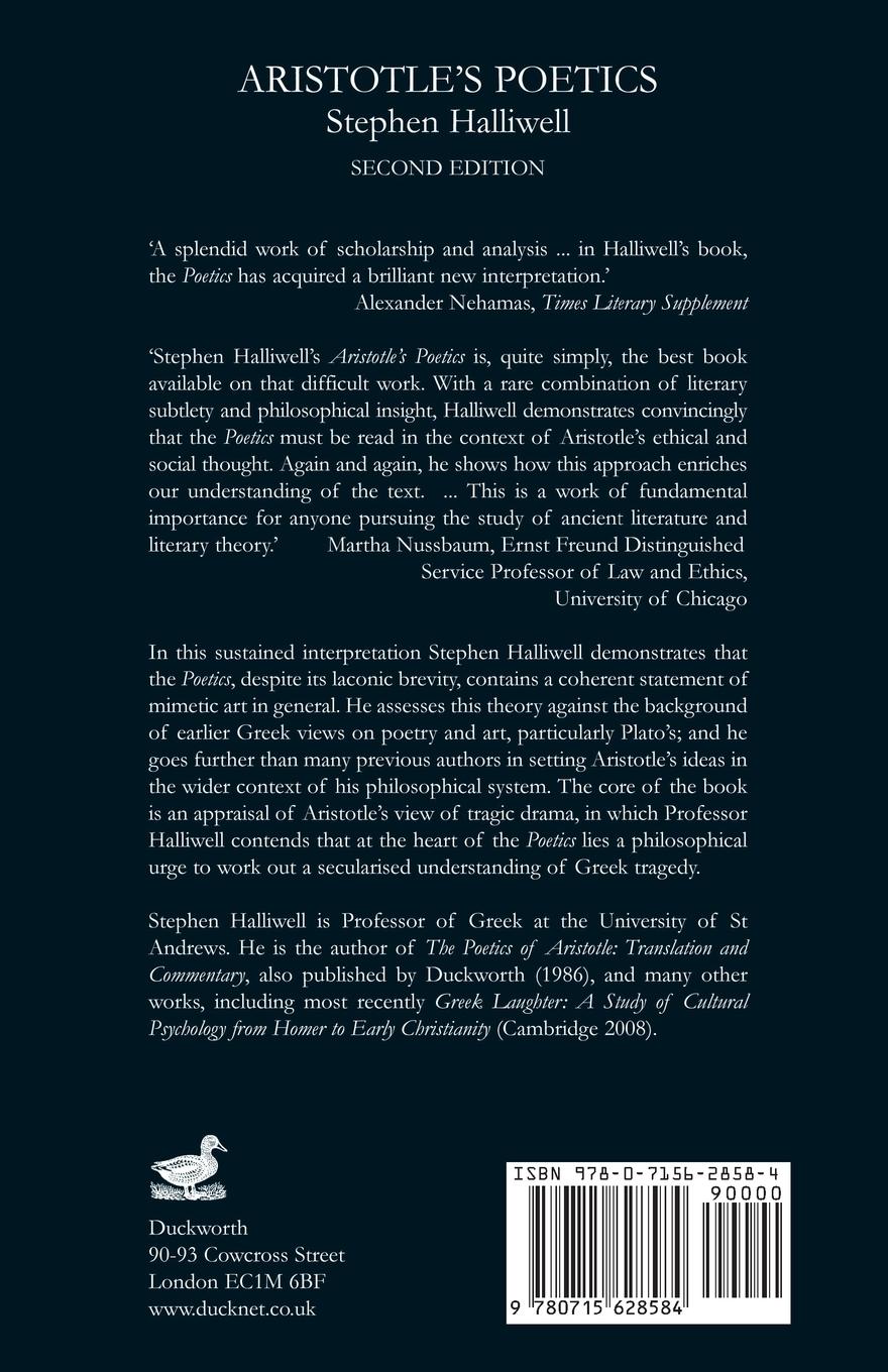 Rückseitencover Aristotle's Poetics
