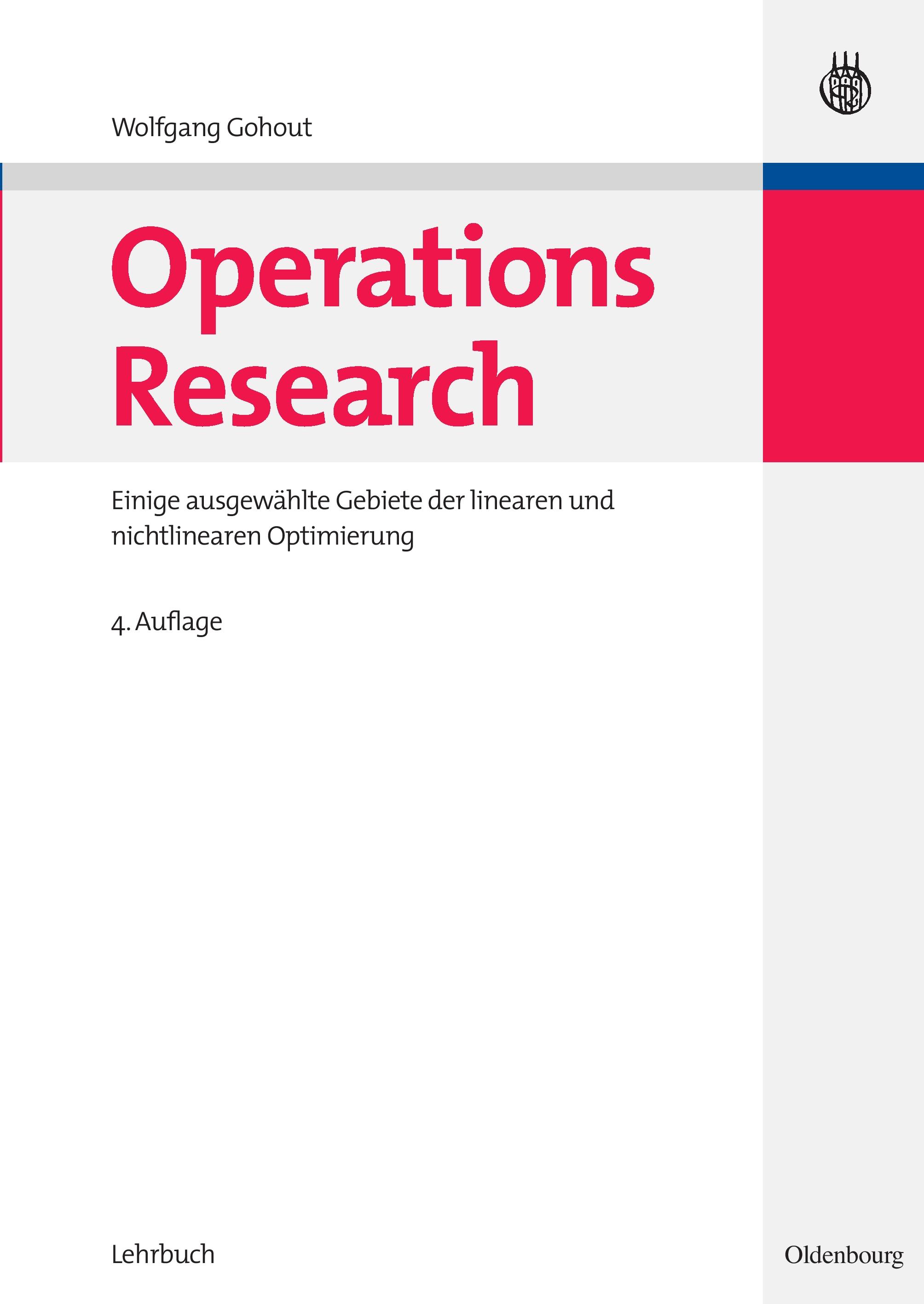 Vorderes Coverbild Operations Research