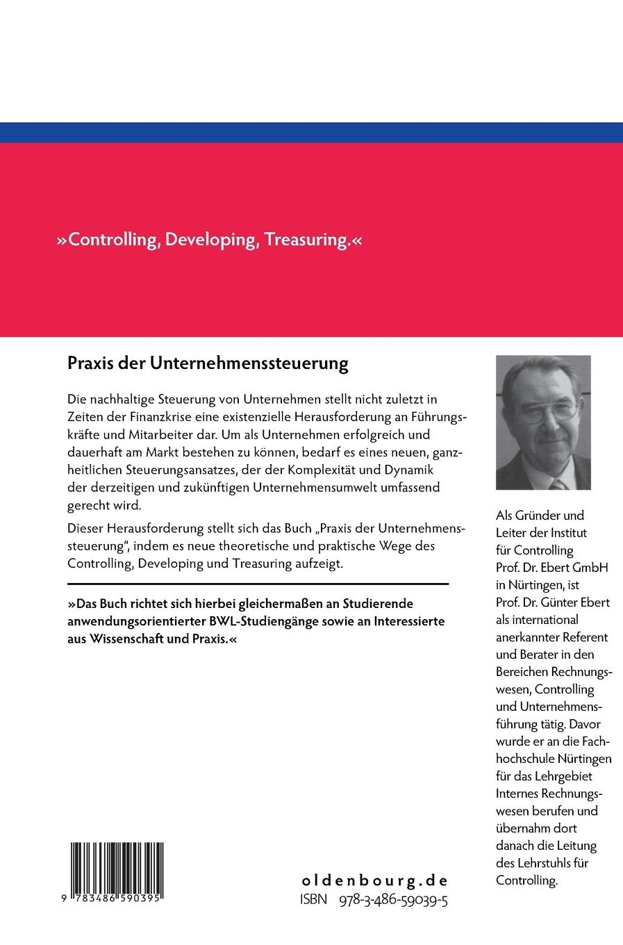 Rückseitencover Praxis der Unternehmenssteuerung