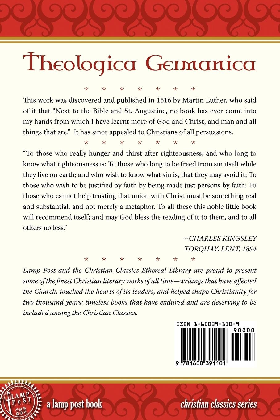 Rückseitencover Theologica Germanica