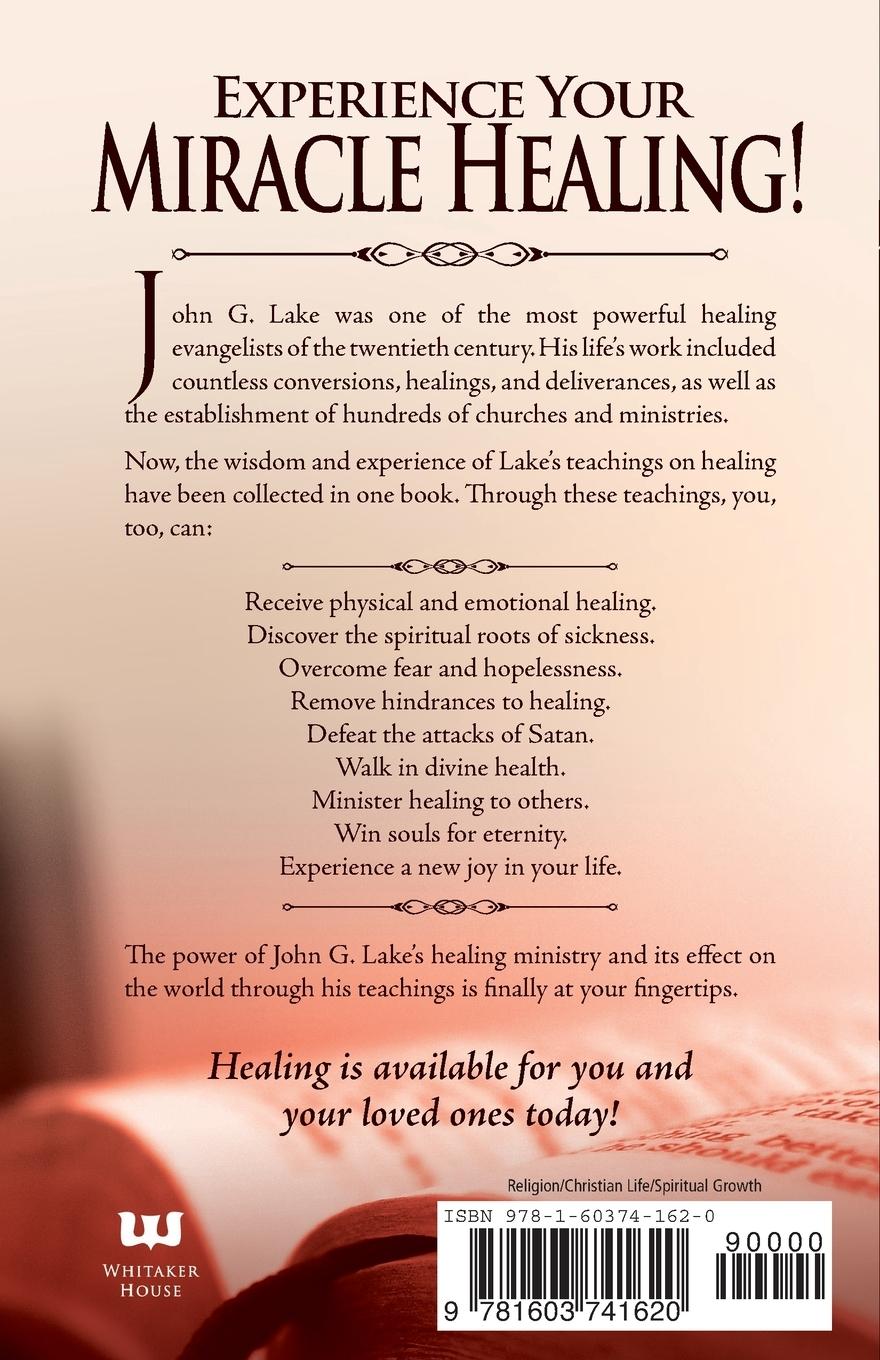 Rückseitencover John G. Lake on Healing