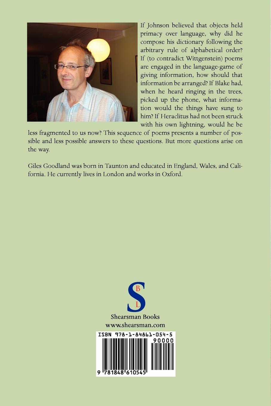 Rückseitencover What the Things Sang