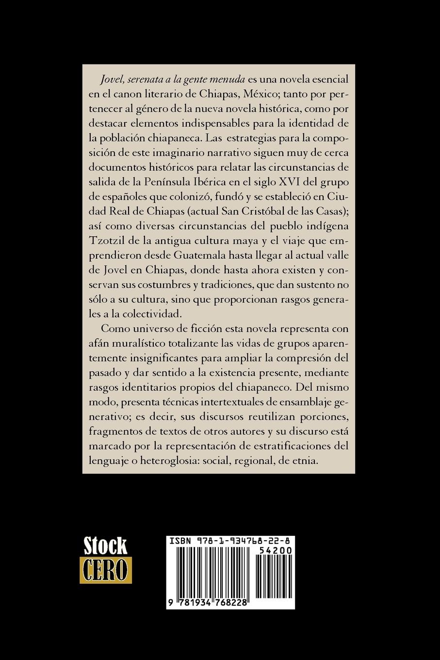 Rückseitencover Jovel (serenata a la gente menuda)