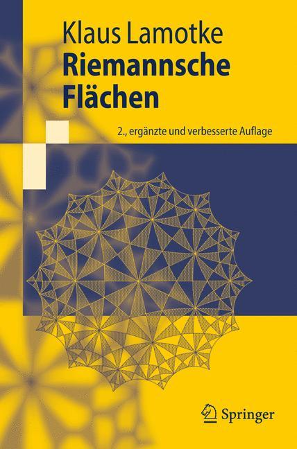 Vorderes Coverbild Riemannsche Flächen