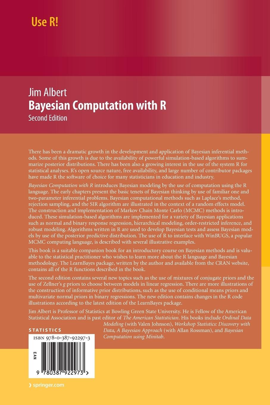 Rückseitencover Bayesian Computation with R