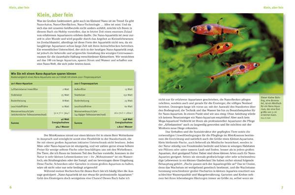 Beispielinhalt (Bild) Nano- Süßwasseraquarien