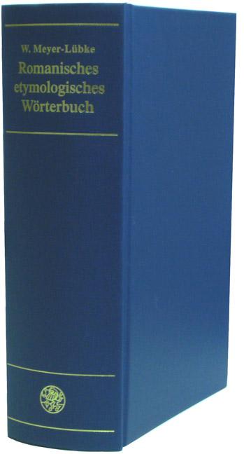 Vorderes Coverbild Romanisches etymologisches Wörterbuch