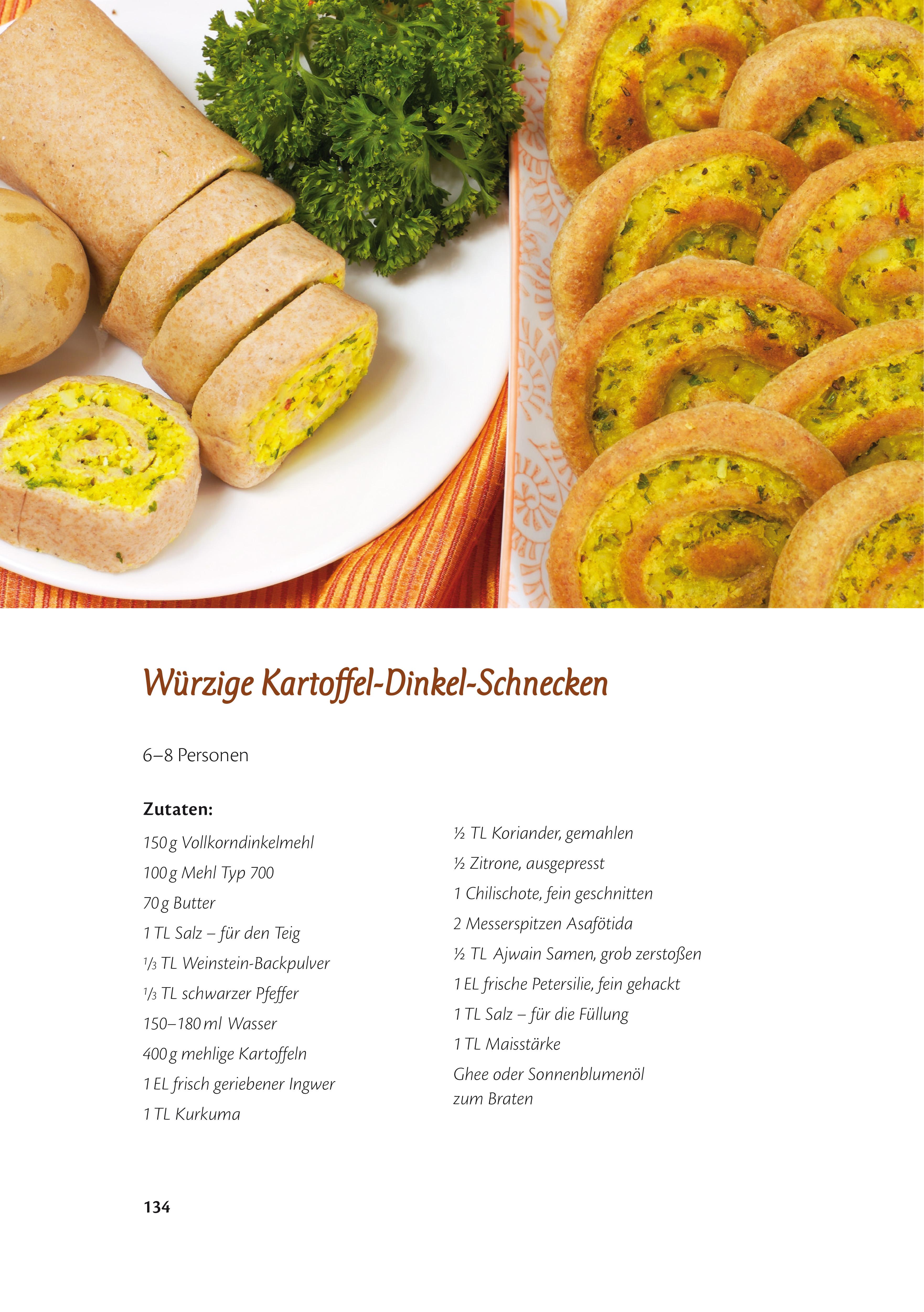 Beispielinhalt (Bild) Der Schatz der Ayurveda Küche