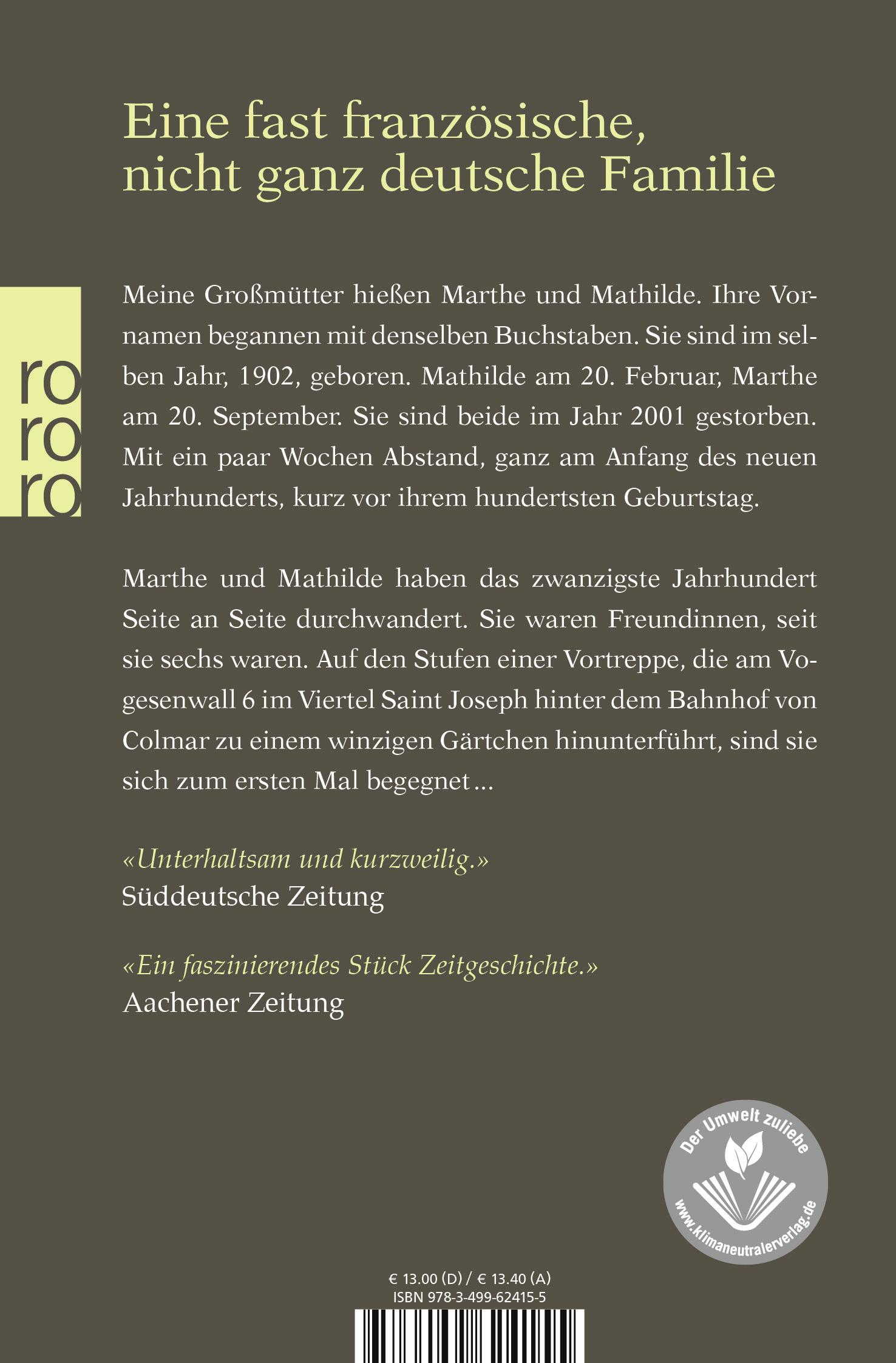Rückseitencover Marthe und Mathilde