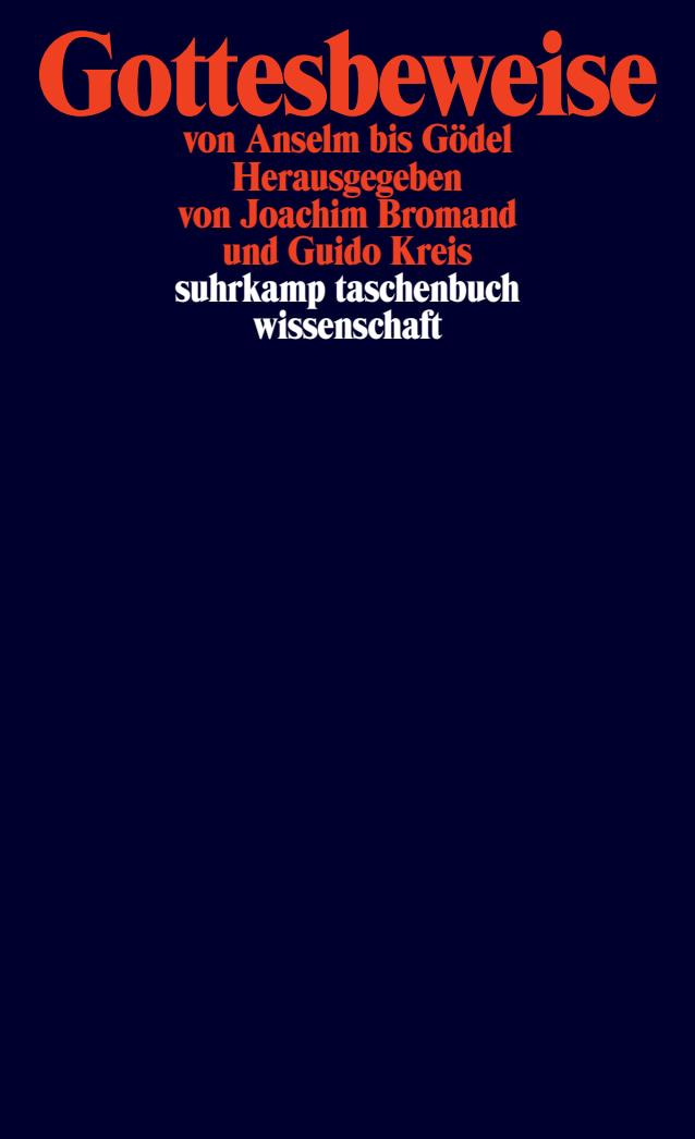 Vorderes Coverbild Gottesbeweise von Anselm bis Gödel