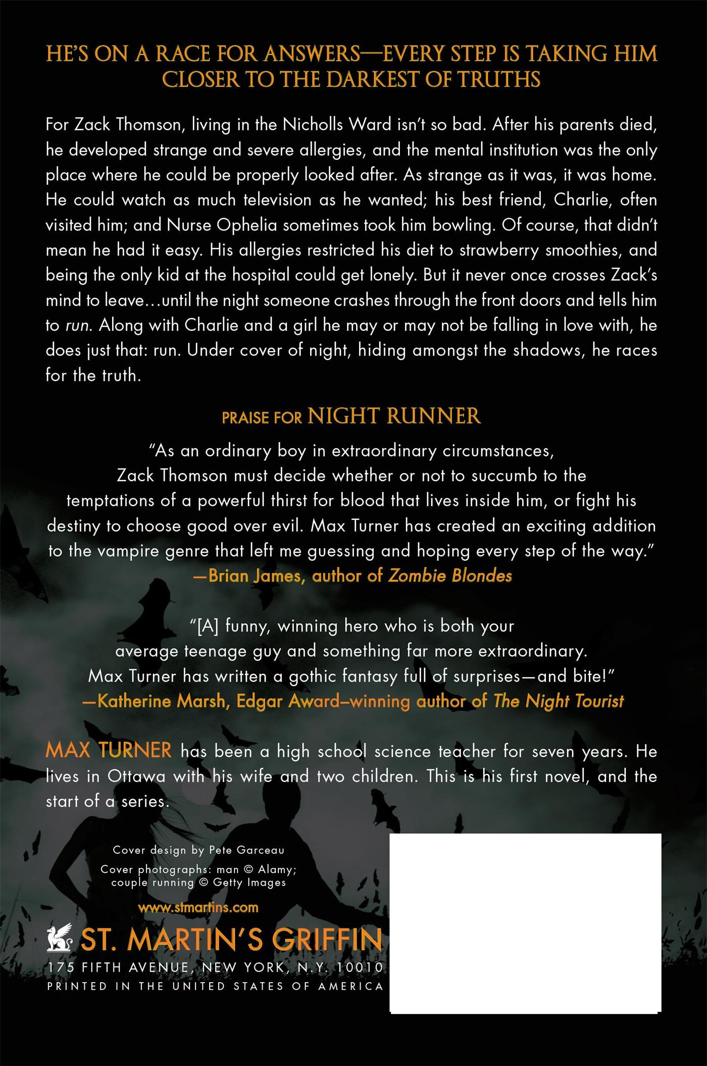 Rückseitencover Night Runner