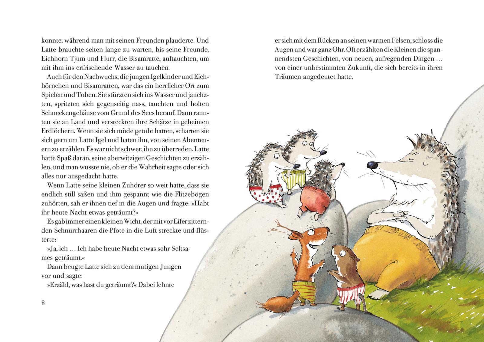 Beispielinhalt (Bild) Latte Igel und der Schwarze Schatten