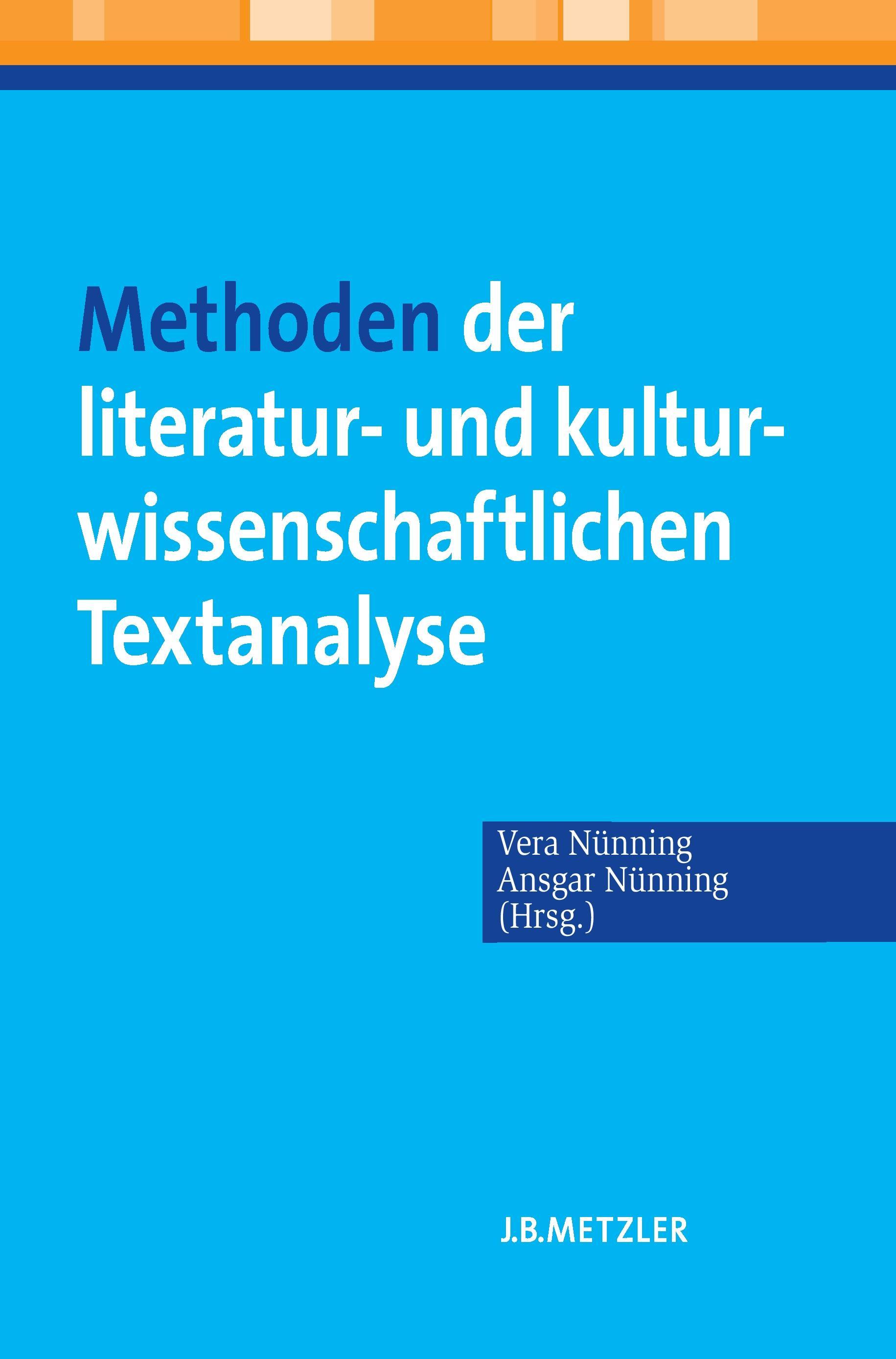 Vorderes Coverbild Methoden der literatur- und kulturwissenschaftlichen Textanalyse