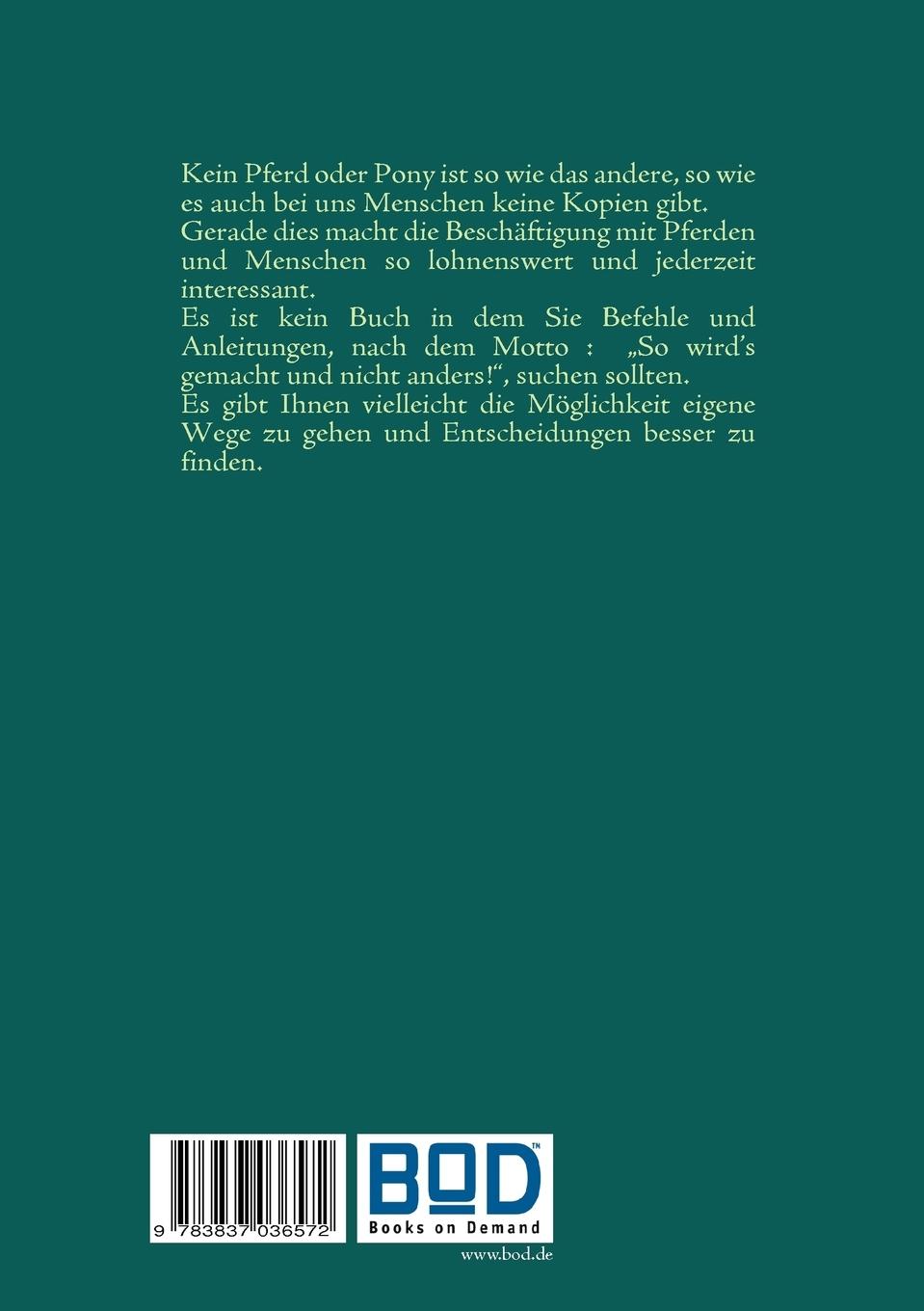 Rückseitencover Leben mit Pferden