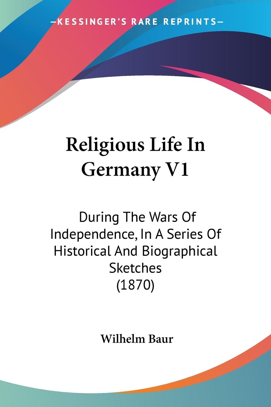 Vorderes Coverbild Religious Life In Germany V1