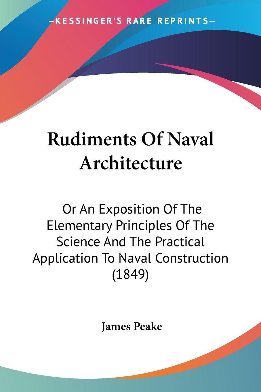 Vorderes Coverbild Rudiments Of Naval Architecture