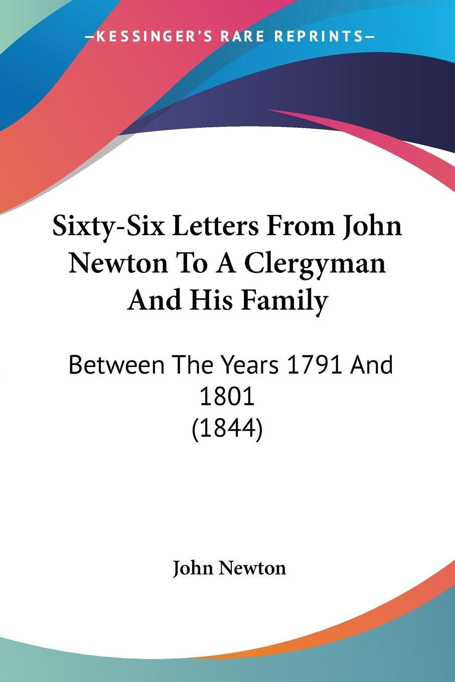Vorderes Coverbild Sixty-Six Letters From John Newton To A Clergyman And His Family