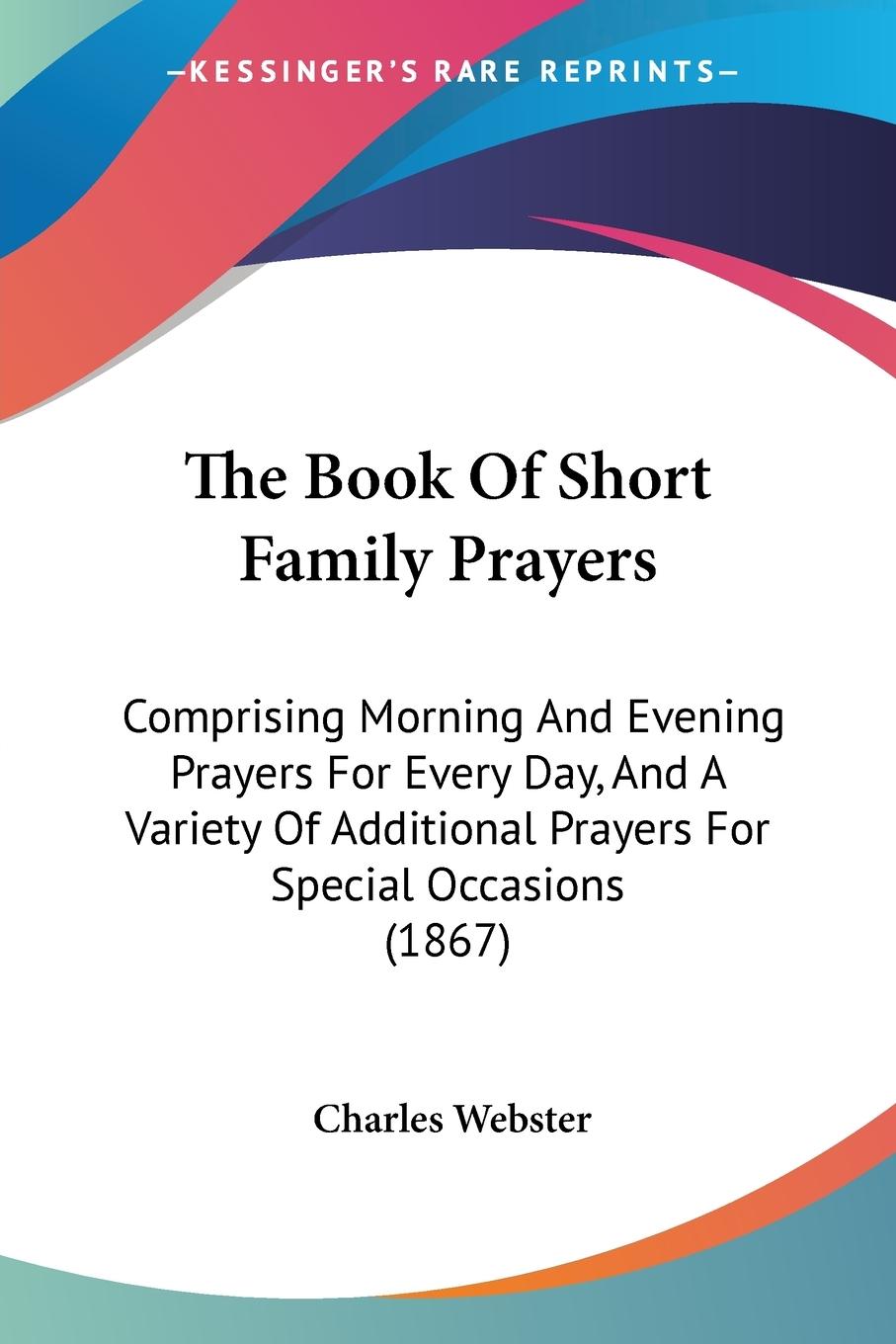 Vorderes Coverbild The Book Of Short Family Prayers