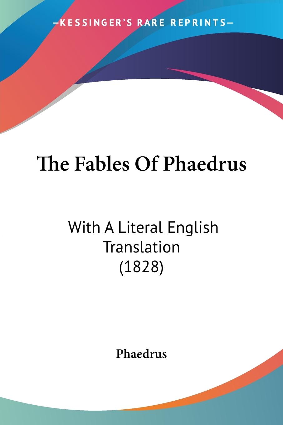 Vorderes Coverbild The Fables Of Phaedrus