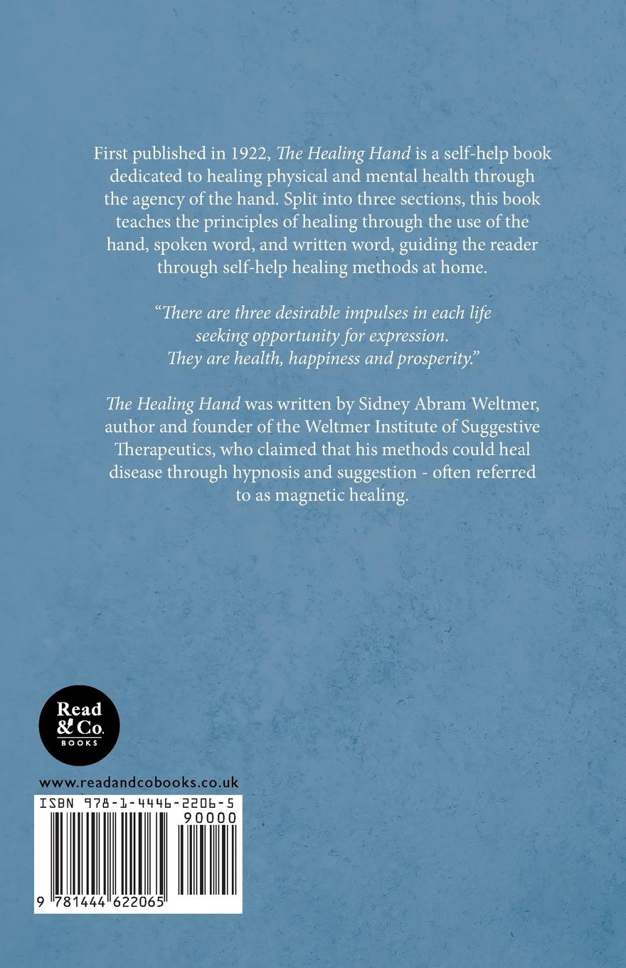 Rückseitencover The Healing Hand
