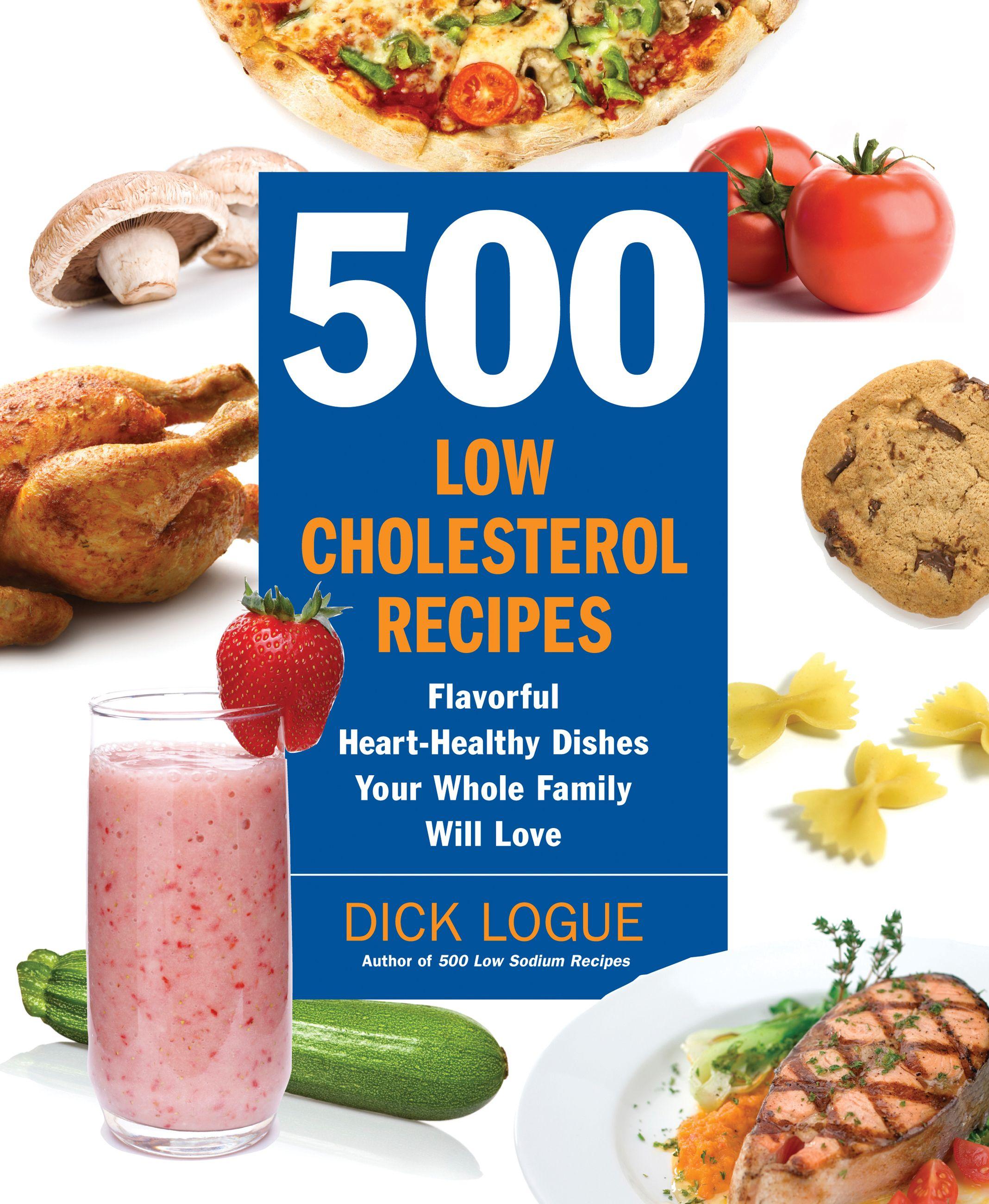 Vorderes Coverbild 500 Low-Cholesterol Recipes