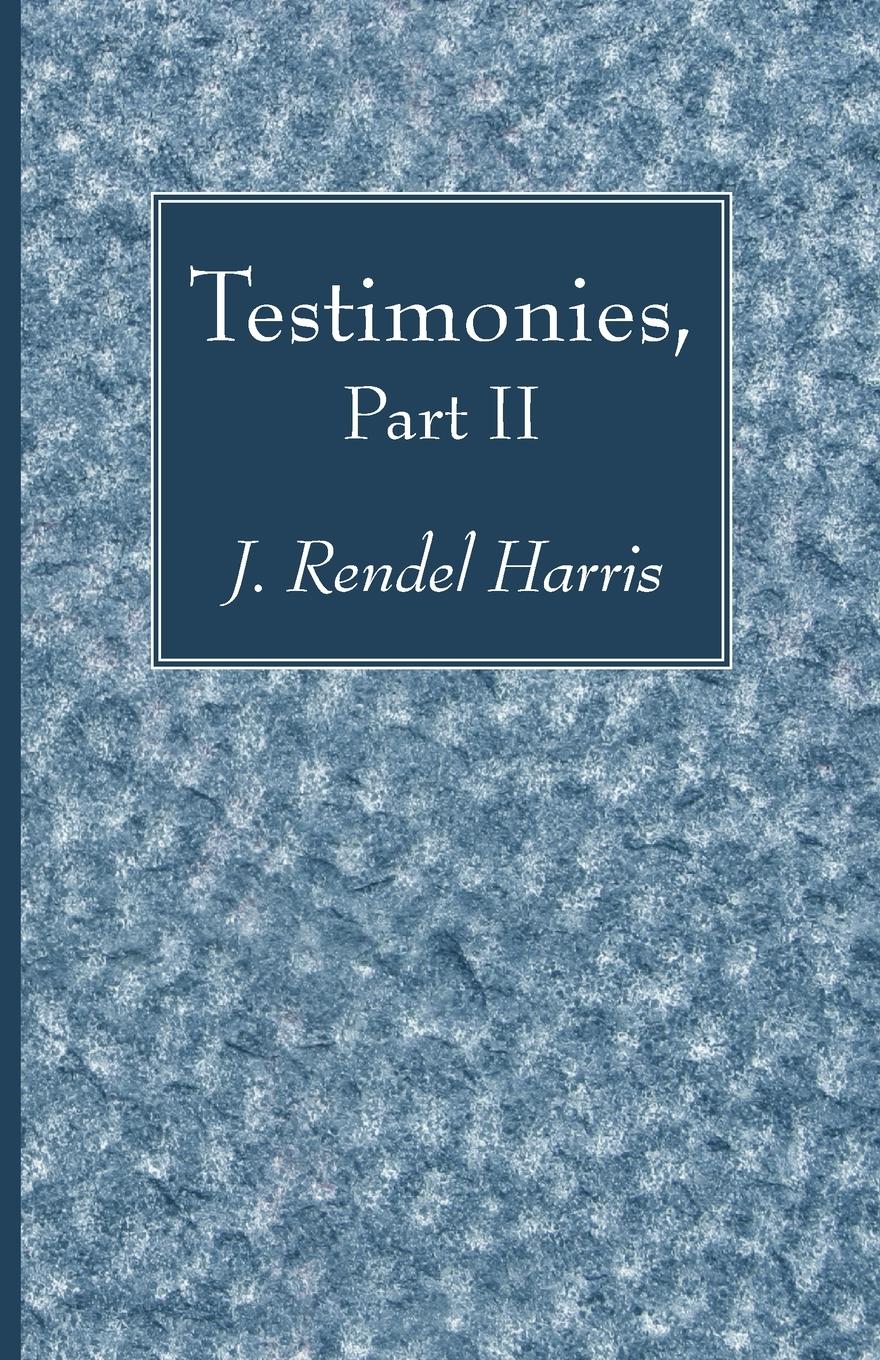Vorderes Coverbild Testimonies, Part II