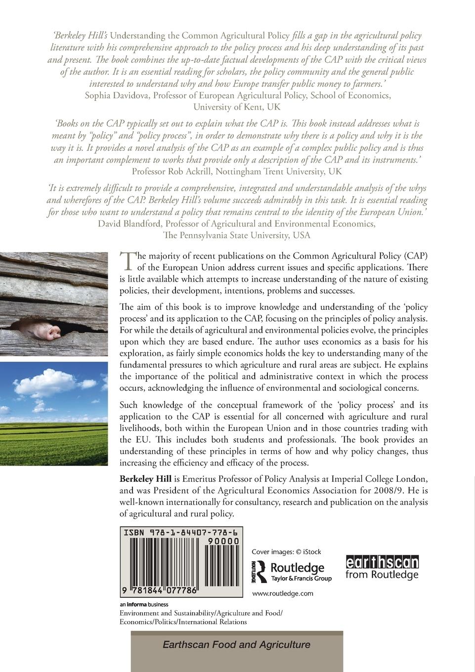 Rückseitencover Understanding the Common Agricultural Policy