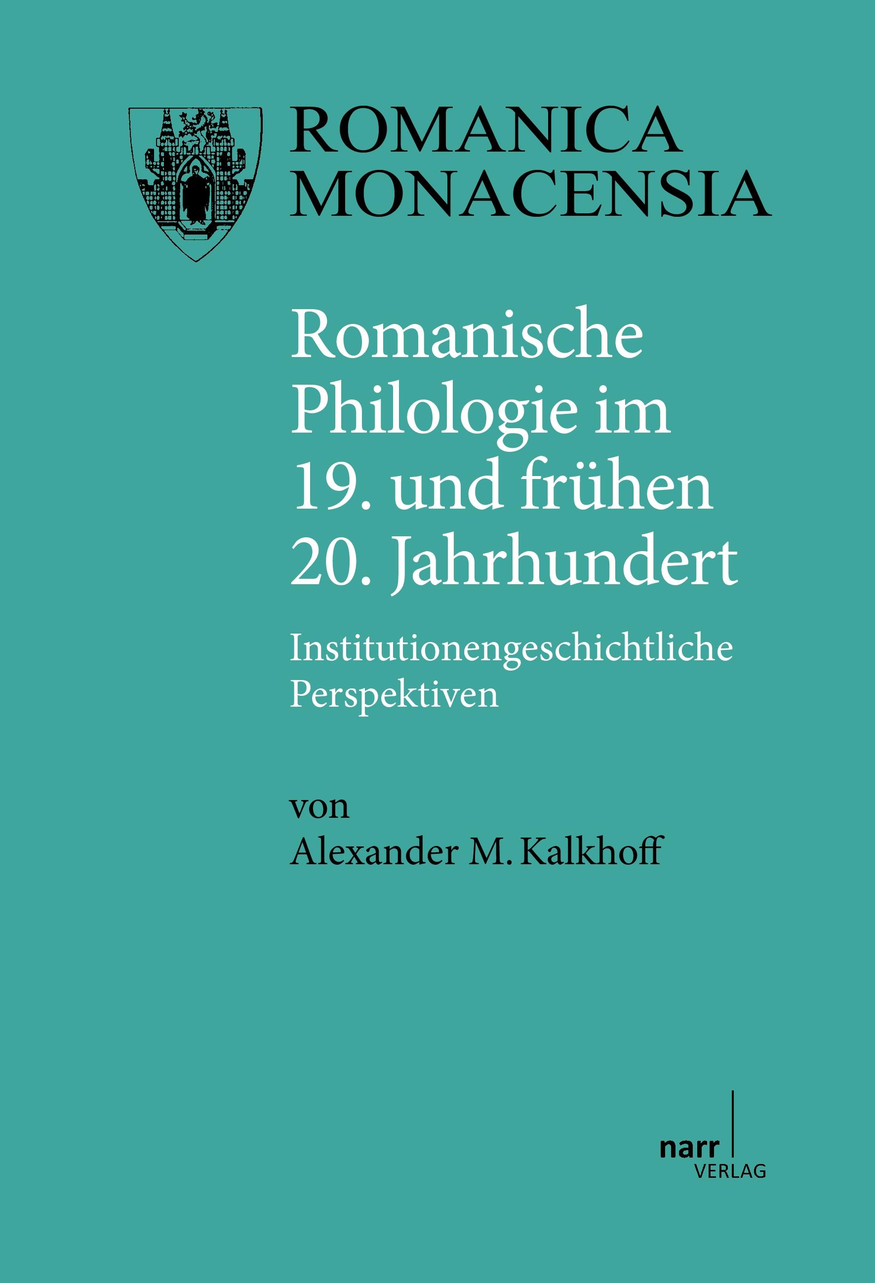 Vorderes Coverbild Romanische Philologie im 19. und frühen 20. Jahrhundert