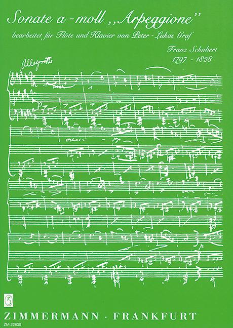 Vorderes Coverbild Sonate a-Moll "Arpeggione"
