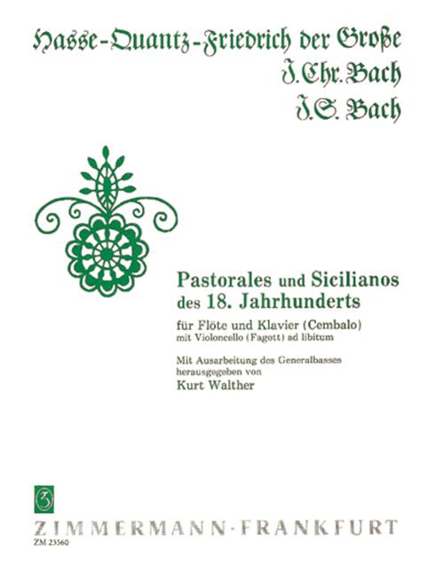 Vorderes Coverbild Pastorales und Sicilianos des 18. Jahrhunderts