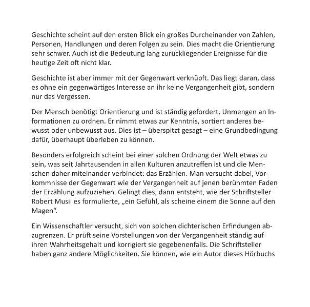 Beispielinhalt (Bild) Weltgeschichte in Geschichten