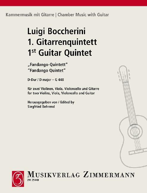 Vorderes Coverbild Erstes Gitarrenquintett