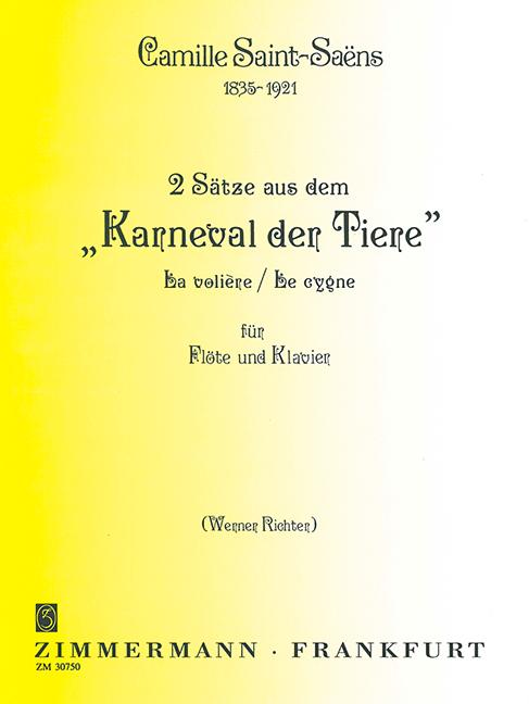 Vorderes Coverbild 2 Sätze aus dem "Karneval der Tiere"