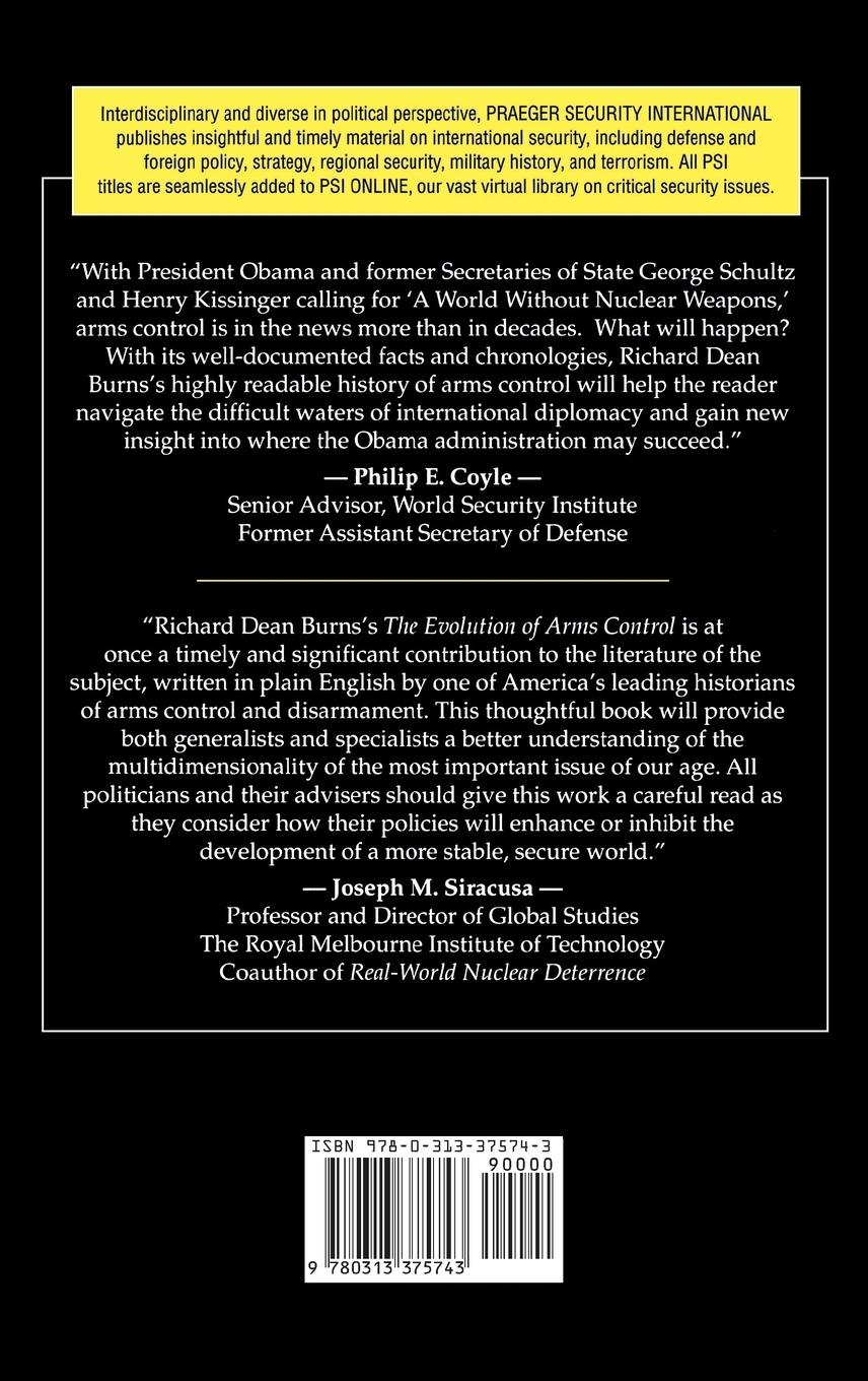 Rückseitencover The Evolution of Arms Control