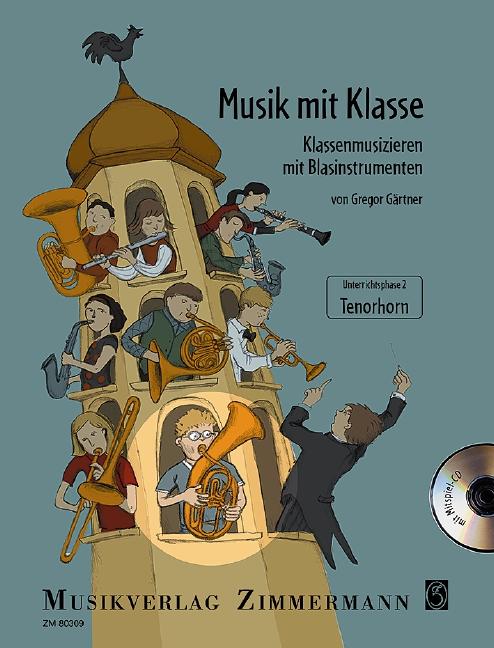 Vorderes Coverbild Musik mit Klasse. Tenorhorn