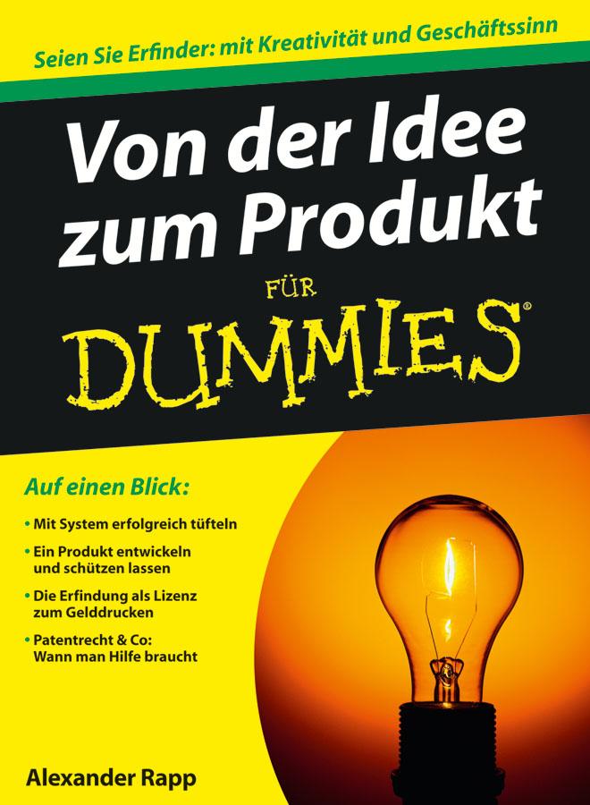 Vorderes Coverbild Von der Idee zum Produkt für Dummies